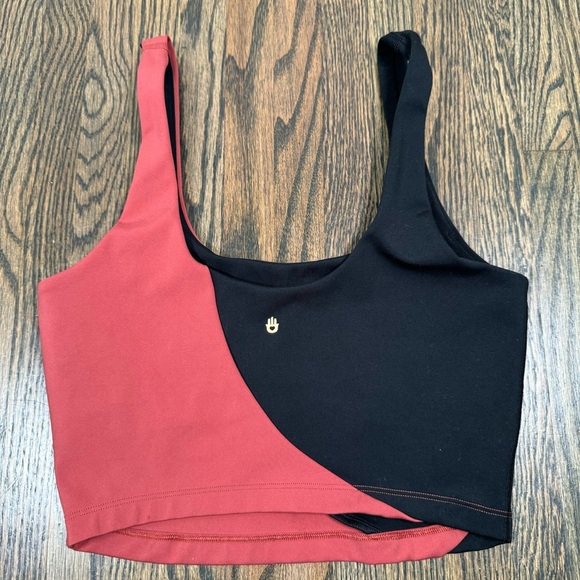 Spiritual Gangster Indie Colorblock Cropped Tank Top size small - Picture 4 of 7